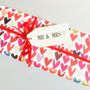 Mr And Mrs Gift Tag ~ Wooden, Handmade, thumbnail 4 of 4