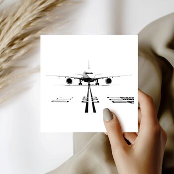 Boeing 777 – Hand Drawn Aviation Greeting Card Illustration, 3 of 6