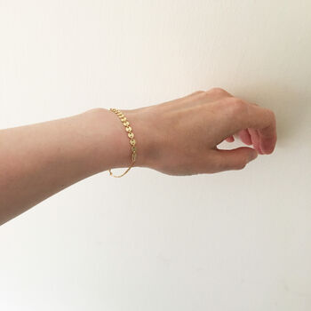 Gold Filled Sequin Bracelet, 2 of 7