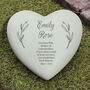 Personalised Free Text Heart Memorial, thumbnail 1 of 6