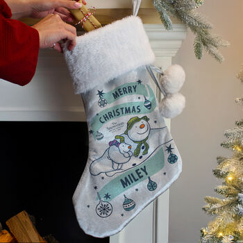 Personalised Snowman Stocking For Kids Christmas, 3 of 4