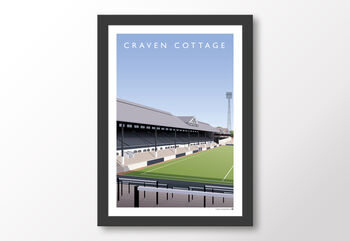 Fulham Fc Craven Cottage Stevenage Road Poster, 8 of 8