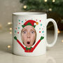 Personalised Photo Christmas Elf Mug, thumbnail 3 of 7