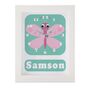 Personalised Childrens Butterfly Clock, thumbnail 6 of 9
