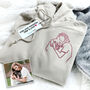Personalised Embroidered Photo Hoodie, thumbnail 1 of 12