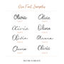 Personalised Name Necklace, Cursive Script In Gold Or Sterling Silver, thumbnail 4 of 11