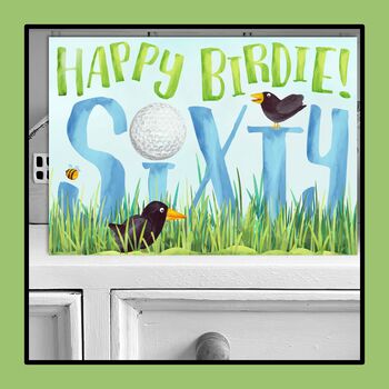 60th Birthday Golf Card, 3 of 4