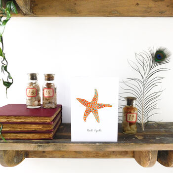 Giant Starfish A6 Greetings Cards, 2 of 7