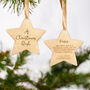 Personalised Christmas Star Decoration, thumbnail 1 of 2