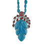 Tamarind Turquoise Coral Pendant, thumbnail 1 of 3