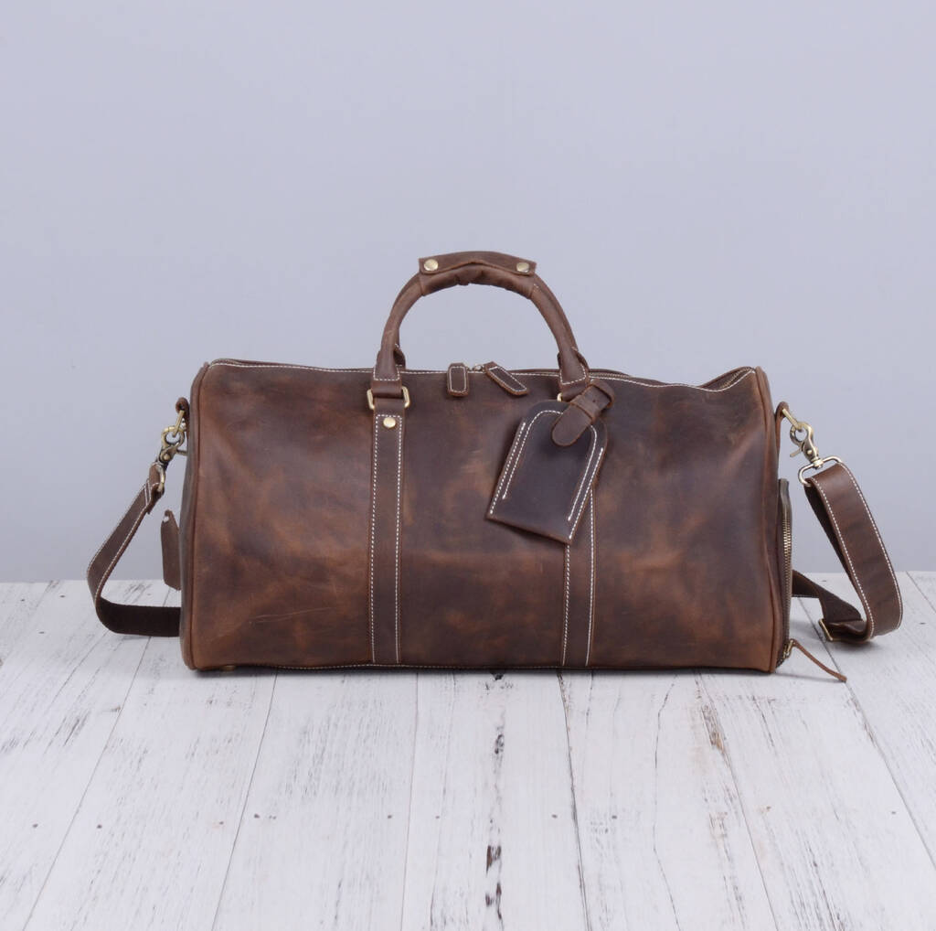 Leather Boot Bag By EAZO | notonthehighstreet.com