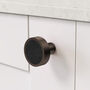 Solid Brass Bronze Cabinet Knobs With Leather Inserts Cabinet Knobs For Cupboard Doors And Drawers, thumbnail 5 of 9