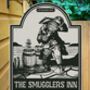 Smugglers Inn Personalised Pub Sign, Bar Sign, Man Cave, thumbnail 1 of 8