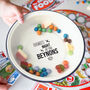 Personalised Family Games Night Enamel Snack Bowl, thumbnail 1 of 4