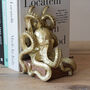 Octopus Bookends In Gold And Silver, thumbnail 2 of 7