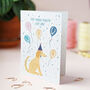 Put Your Party Hat On Dog Birthday Card, thumbnail 2 of 2