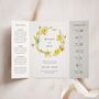 Daffodil Gatefold Wedding Invitations, thumbnail 1 of 5