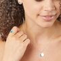 Sterling Silver December Birthstone Stud Earrings – 7mm, thumbnail 6 of 7
