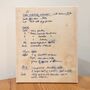 Personalised Embroidered Recipe Canvas Artwork, thumbnail 11 of 12