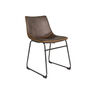 Dexter Moleskin Mussel Brown/Grey Two Dining Chairs, thumbnail 5 of 6
