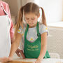 Personalised Kid's Santa's Little Helper Apron, thumbnail 1 of 12