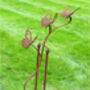 Brown Butterfly Garden Spinner Stake – Metal Finish, thumbnail 1 of 4