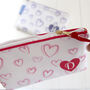Personalised Red Hearts Make Up Purse, thumbnail 4 of 4