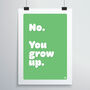 Grow Up Print, thumbnail 6 of 6