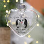 Penguin First Married Christmas Bauble, thumbnail 5 of 9