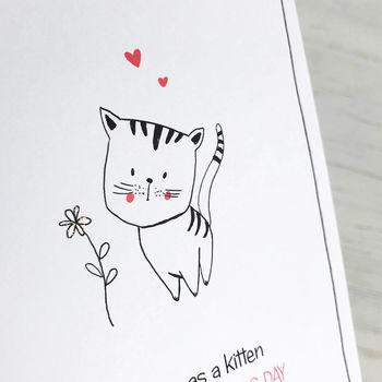 Smitten Kitten Valentine's Card, 2 of 3