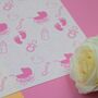 Pink Baby Scene A4 Tiled Icing Sheet, thumbnail 4 of 5