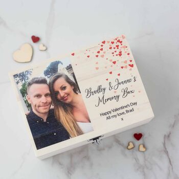 Personalised Wooden Photo Memory Box, 2 of 4