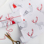 Rudolf The Red Nosed Reindeer Christmas Card, thumbnail 2 of 2