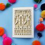 Personalised 2026 Papercut Happy New Year Card, thumbnail 3 of 8