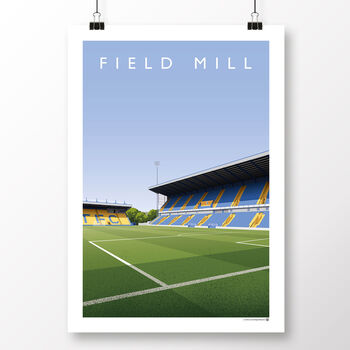 Mansfield Town Field Mill Ian Greaves Stand Poster, 2 of 7