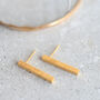 Minimalist Lrg Bar Earrings, thumbnail 5 of 6