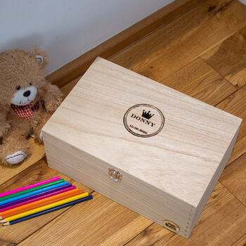 Luxury Personalised Keepsake Baby Gift Box, 4 of 12