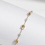 Citrine Bracelet In Sterling Silver And Gold, thumbnail 3 of 11