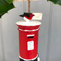 Christmas Robin On Postbox Decoration, thumbnail 4 of 5