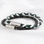 Personalised Men's Mixed Colour Leather Bracelet, thumbnail 4 of 12