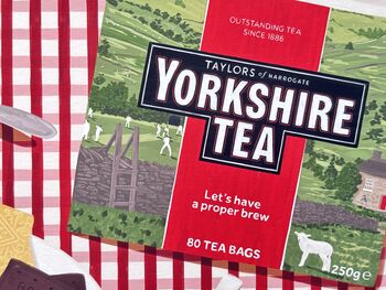 Yorkshire Tea And Biscuits Art Print, 4 of 5