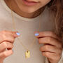 18ct Gold Plated Or Silver Talisman Necklace, thumbnail 3 of 4