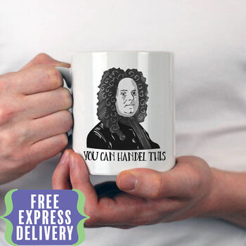 Personalised Handel Classical Music Mug, 2 of 5