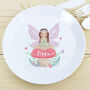 Personalised Toadstool Fairy Kids Plastic Plate, thumbnail 2 of 4