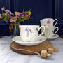 Bee And Spring Flowers China Teacup And Saucer, thumbnail 10 of 11