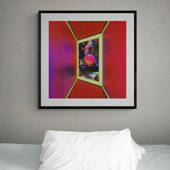 Surreal Trippy Sci Fi Square Art Print, 2 of 5