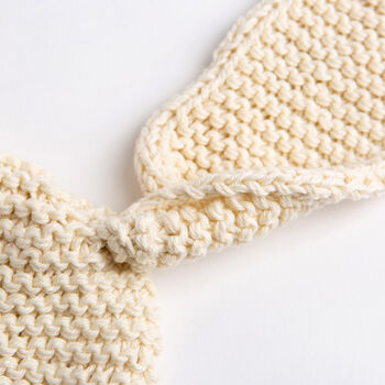 Baby Bunny Ear Hat Easy Knitting Kit Easter, 5 of 10