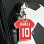 Personalised Football Shirt Tree Decoration, thumbnail 2 of 3