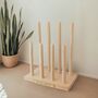 Solid Oak Personalised Welly Stand, thumbnail 5 of 5