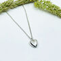 Sterling Silver Heart Necklace, thumbnail 2 of 12